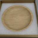 Travertine Jewelry Dish Tray - Decorative Stone Catchall Bowl for Entryway Table, Keys & Rings Holder, Natural Marble Home Decor Organizer (5.5 Inch) (A1)