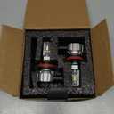 NINEO H11 Bulbs, H11 Fog Light, H8 H9 6500K Cool White, Fanless Wireless in-Line Bulbs (Pack of 2)