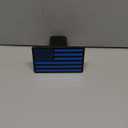 2 Inch Trailer Hitch Cover with American Flag, Heavy Metal Trailer Hitch Cover Fit for 2 Inch Hitch Receivers,3 * 5" Blue