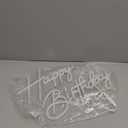 Happy Birthday Neon Sign for Wall Decor, 1712 Inch Warm White LED Neon Light Signs, Art Decoration Happy Birthday Neon Light Sign for All Birthday Party Decoration with 2 Pcs Pasters