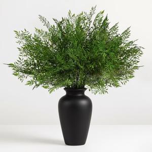 Daifunli 4 Pcs Artificial Italian Ruscus Greenery Stems 39.4'' Faux Greenery Leaves Decor Green Plants Spray for DIY Wedding Arch Bouquet Filler Table Centerpieces Home Indoor Decor