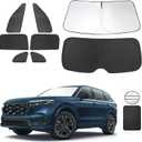 TINGLU Window Shades for Honda CR-V 2023-2026 Accessorie Car Side Full Windows Rear Triangular Windshield Sun Shade Sun UV Rays & Privacy Protection for Camping,Napping,and Relaxing 8PCS