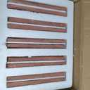 40 Pcs Red Thin Wall Brick Veneers, 2.4" x 7.9" for Kitchen Backsplash, Living Room, Fireplace, Interior and Exterior Wall Decoration (7 sq.ft)