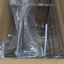 Clear Acrylic Desk Organizer, Multi-Tier Letter Tray with Pen Holder, Office Storage for Documents and Supplies, Clear 