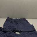 Blue Striped Pants, Cotton, Large 