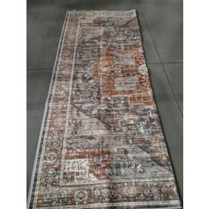 8x10 Area Rugs for Living Room, Vintage Washable Rug with Non-Slip Backing, Stain Resistant Large Area Rug for Dining Room, Soft Rugs for Bedroom (Grey/Brown/Tan, 8'x10')