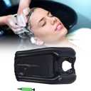 Pyhodi Inflatable Shampoo Basin, Portable Shampoo Bowl Hair Washing Basin for Bedridden Disabled Injured, Hair Wash Tub Tray with Inflator Pump for Dreadlocks and at Home Sink Washing