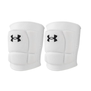Under Armour Volleyball Knee Pads, White Adult Large