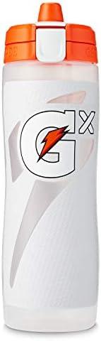 Gatorade Gx Plastic Squeeze Bottle, White, 30oz, And Cup, Lid 4Pcs, No straw Gatorade Gx Plastic Squeeze Bottle, White, 30oz, And Cup, Lid 4Pcs, No straw