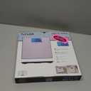 Taylor Digital Scales for Body Weight, 400 LB Capacity, Unique Blue LCD, Auto on and Off Scale, 11.8 x 11.8Inches, Stainless Steel