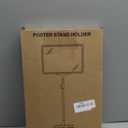 Sign Holder Stand 8.5x11 inch Sign Stand for Display Tabletop Advertising - Poster Sign Stands Adjustable Floor Standing Sign Holder Signage Stand - Menu Holder Stand 2 Pack