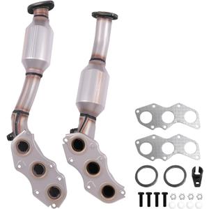 Front Catalytic Converter Kit Compatible with 2016-2017 IS300 RC300 & 2006-2015 GS300 IS250 & 2007-2015 GS350 & 2015-2017 RC350 2.5L 3.5L Engine, OE Replacement # 674640 674641