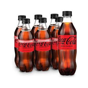 Coca-Cola Zero Sugar Cherry Diet Soda Soft Drink, 16.9 fl oz, 24 Pack, BBD Jan/05/2026