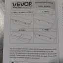 VEVOR Crossover Truck Tool Box, 72x20x14 In, Heavy Duty Aluminum Toolbox with Diamond Texture, Pick Up Truck Bed RV Trailer Toolbox, Waterproof Storage Organizer with Lock, Keys, Side Handles, Black