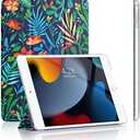 Soke Case for iPad 6th/5th Generation 2018/2017, [Slim Trifold Stand + Auto Wake/Sleep], Premium Protective Hard PC Back Cover for Apple 9.7-Inch iPad Air 2 & Air 1 (Jungle Night)