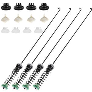 Upgraded MVWC565FW2 MVWX655DW2 MVWX655DW0 Washer Suspension Rods, Fit for Kenmore Whirlpool Maytag Crosley Washer WTW5005KW0 WTW5000DW3 WTW5000DW0 MVWX655DW0 MVWX655DW1 MVWC565FW3 MVWC565FW1