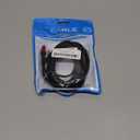 Tan QY 2RCA to 2RCA Cable 10ft, Gold-Plated 2 RCA Male to 2 RCA Male Stereo Audio Cable for Home Theater, HDTV, Gaming Consoles, Hi-Fi Systems (10Ft/3m)