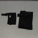 Adjustable Mastectomy Drain Holder Drainage Pouch with Shower Bag for Breast Surgery Mastectomy Breast Reduction Augmentation Post-Surgery Recovery Support Patient Care Kit (Black)