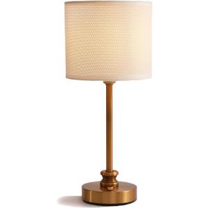 Cordless Table Lamp,Small Gold Portable Rechargeable Lamp, 2-Level Brightness, Patio Table Lamp, Livingroom,Bedroom, Dining Table,Ambient Light for Kitchen, Antique