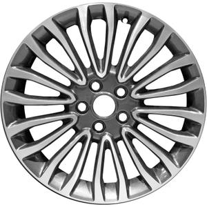 18inch Single 18x8 Machined Charcoal Wheel Rims Fit for Ford Fusion 2017 2018 OEM Design Replacement Rim