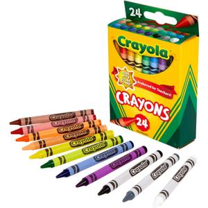 Crayola Crayons, Assorted Classic Colors, 24 Count
