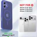 Faiono Magnetic for iPhone 17 Case [Full Camera Protection][Military-Grade Protection][Compatible with MagSafe] Shockproof Protective Slim Phone Case for iPhone 17, Cobalt Blue