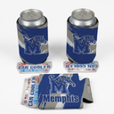 3 x NCAA University Memphis Tigers 12 oz. 2-Sided Can Cooler