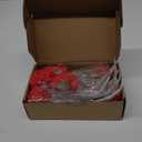 IPOPU Red Carnations Artificial Flowers,16PCS Fake Carnations Silk Flowers for Wedding Bouquets Home Table Decor (Red)