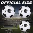 Sotiff 24 Pcs Size 4 Soccer Ball Bulk with 24 Pump, Deflated Soccer Balls Bulk for Kids Teen School Team Training Outdoor Christmas Sports Gifts for Charity Donation