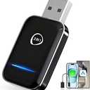 2-in-1 Wireless CarPlay & Android Auto Adapter (2026 Upgraded), Fast 5GHz/2.4GHz Dual-Band WiFi, No Delay Plug & Play Dongle, Auto-Connect Mini Adapter for Wired CarPlay/Android Auto Cars