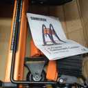 SINMEIRUN Telescoping Ladder, 16.5 FT, A Frame, 330 lbs Capacity; Orange | ANSI Certified, switches between A Frame and Extension Ladder; Collapsible Multi-Purpose for Home, Roof and RV