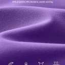 SANTINY Women's 12" Bermuda Shorts Knee Length with Pockets High Waisted Long Shorts for Women Stretch Casual Walking (Purple, S)