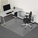 Office Chair Mat for Carpet, 46 x 60 Computer Chair Mat for Carpeted Floors, Smooth Glide Under Desk Carpeted Floor Protector, Carpet Mat for Home Office (Rectangle)