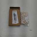 uxcell 100 Pcs Freshwater Pearl Beads, 6-7mm Oval Rice Shape Loose Gemstone Pearls 0.8mm Hole for Leather Cord Beading Jewelry Making DIY Craft, White