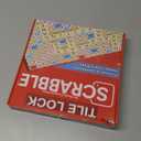 Tile Lock Scrabble by Winning Moves Games USA, Innovative Gameboard Locks Tiles in Place, for 2 to 4 Players, Ages 8 and Up