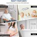 Strong Suction Grab Bars for Shower and Bathroom with 3 Suction Cups, Heavy Duty Safety Handles for Elderly and Seniors No Drill Removable 2 Pack, Waterproof Non-Slip Bath Handr