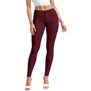 Hybrid & Company Womens Hyper Ultra Stretch Comfy Skinny Leg Work Casual Pants XL