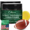 (2-Pack) 5.3 oz Leather Football Preparation Conditioner Kit, Includes Cleaning Sponge, Cleaning and Restoring, Non-drying & Non-darkening Formula, Non-wax Composition, for Softball, Baseball