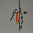 36 Inches All Metal Replacement Sprayer Wand,1/4" & 3/8" Brass Barb Sprayer Wand Replacement, Stainless Steel Sprayer Wand with Shut off Valve & 2 Hose Clamps (36 Inches Sprayer Wand)