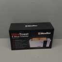 Mueller UltraToast Full Stainless Steel Toaster 2 Slice, Long Extra-Wide Slots with Removable Tray, Cancel/Defrost/Reheat Functions, 6 Browning Levels with LED Display, Housewarming Gifts New Home