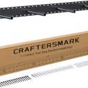 1 Pack Large Shelf Brackets Long Floating Shelf Bracket Invisible Floating Shelf Hardware Heavy Duty Floating Mantel Brackets(43X4X3 Without Tools)