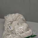 100% Blackout Shield Linen Blackout Curtains for Bedroom 84 Inches Long, Back Tab/Rod Pocket Living Room Drapes, Thermal Insulated Blackout Curtains 2 Panels Set, 50" W x 84" L, Cream