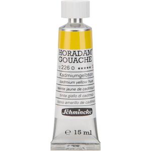 Schmincke - HORADAM Gouache, cadmium yellow hue, 226, 15 ml, finest gouache color, highest concentration of pigments, luminosity and depth of color