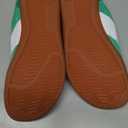 WHITIN Women's Wide Toe Box Barefoot Shoes | Fashion Suede Patchwork Design | Zero Drop Sole (Green Gum),