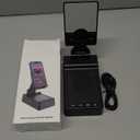 Gifts for Men Women, Phone Stand with Bluetooth Speaker, HD Surround Sound Speaker, Compatible with all iPhone/Android phones iPad Kindle, Cool Gadget Gift for Men Women Dad Mom Christmas Birthday (Black)