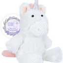 Coolable Warmable Unicorn Stuffed Animal, Microwavable Stuffed Animals Heating Pad for Soothing & Relaxation, Lavender Plushies for Stress Relief, Stuffed Unicorn Gifts for Girls