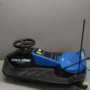 Razor Crazy Cart Shift Electric Go Kart for Kids Ages 6+ - 12V Drifting System, High/Low Speed Switch, Simplified Drifting, Riders up to 120 lbs, Black/Blue