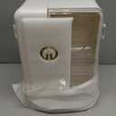 UAK Makeup Organizer with Drawers for Vanity, Cosmetic Display Case with Brush Holders, Storage for Skincare Countertop Bathroom (White)