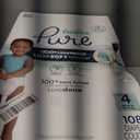 Pampers Pure Baby Diapers, Size 4 (22-37 lbs), 108, Up to 100% Leakproof, Premium Hypoallergenic Soft Diapers