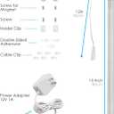 Under Cabinet Lighting LED Motion Sensor Lights Plug in Indoor, 16 inch 500LM 12V Under Counter Super Bright Ultra Thin Magnetic for Kitchen/Closet/Hallway/Toilet/Garage(Cool White/6000K)